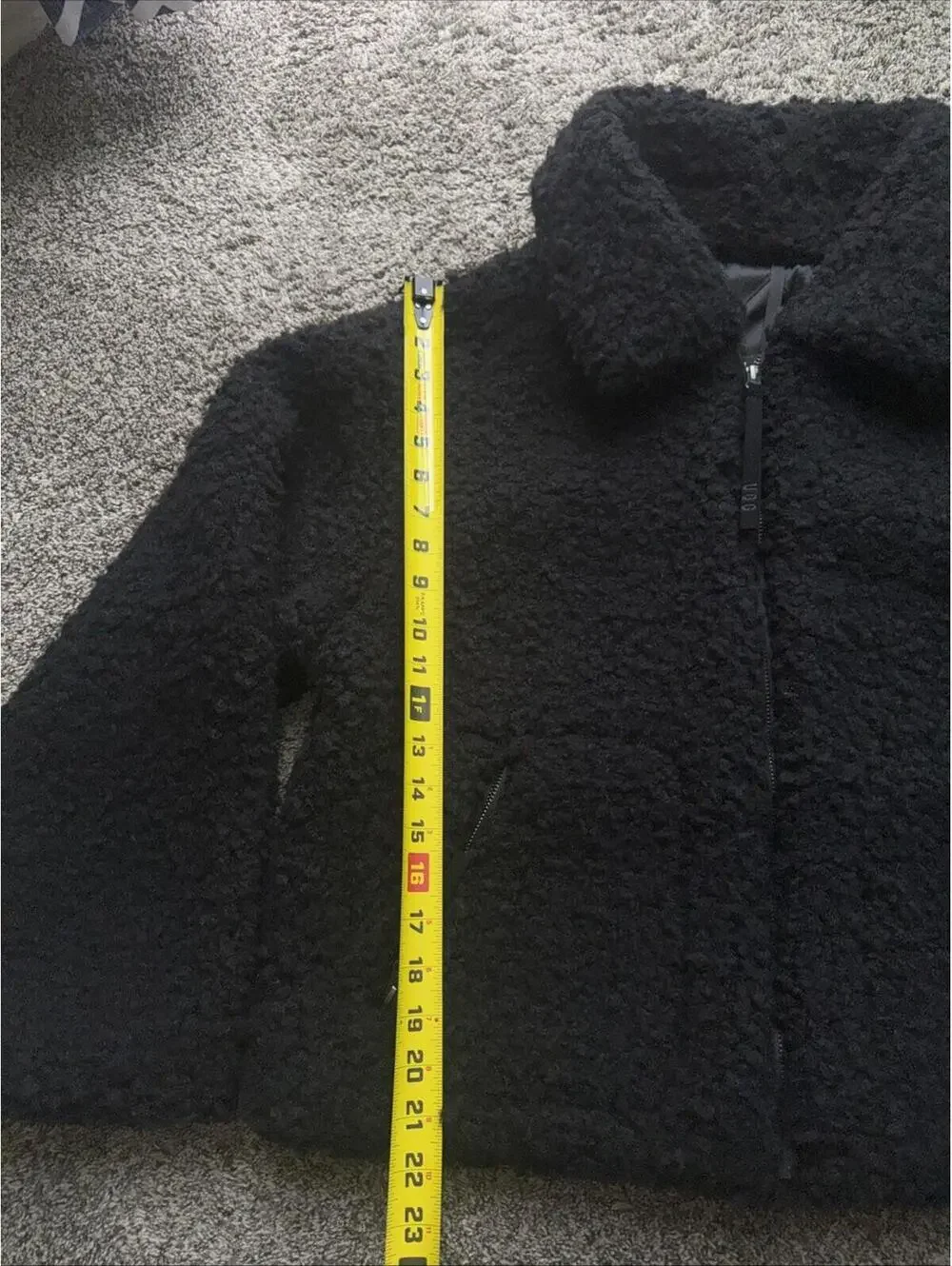 Luxury Ugg Sherpa Maeve Coat Size Medium Brand New NWT Black